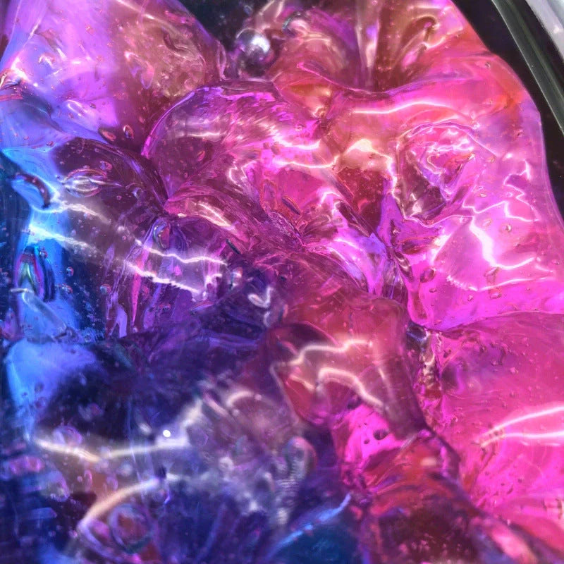 Vibrant Gradient Crystal Slime for creative play and stress relief