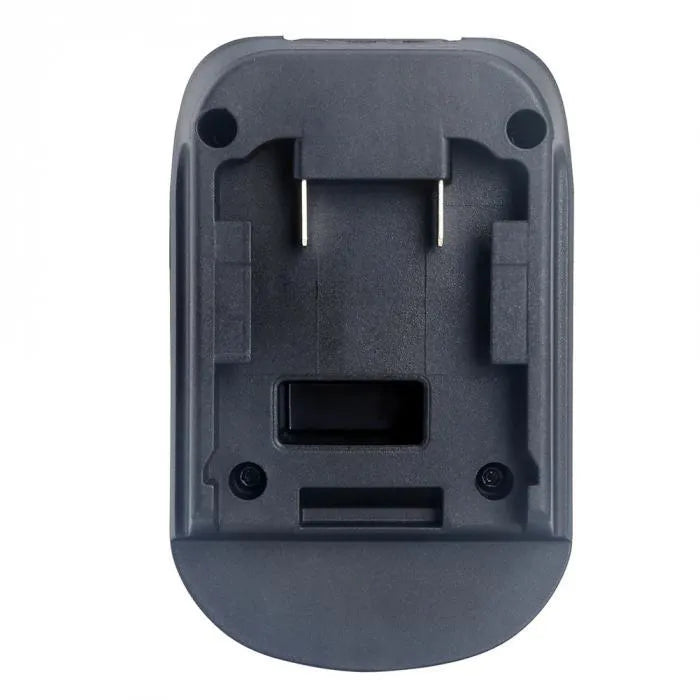 Black Milwaukee to Makita battery adaptor for DM18M tools and H99F batteries