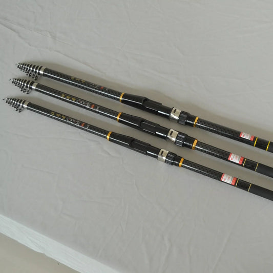Carbon fishing rod for rock fishing, lightweight and durable with high-grade carbon fiber construction
