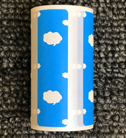 PerPage Mini wireless portable thermal printer paper in Regular, Label and Sticker types, with colour and Q3 or Q6 quantity options.