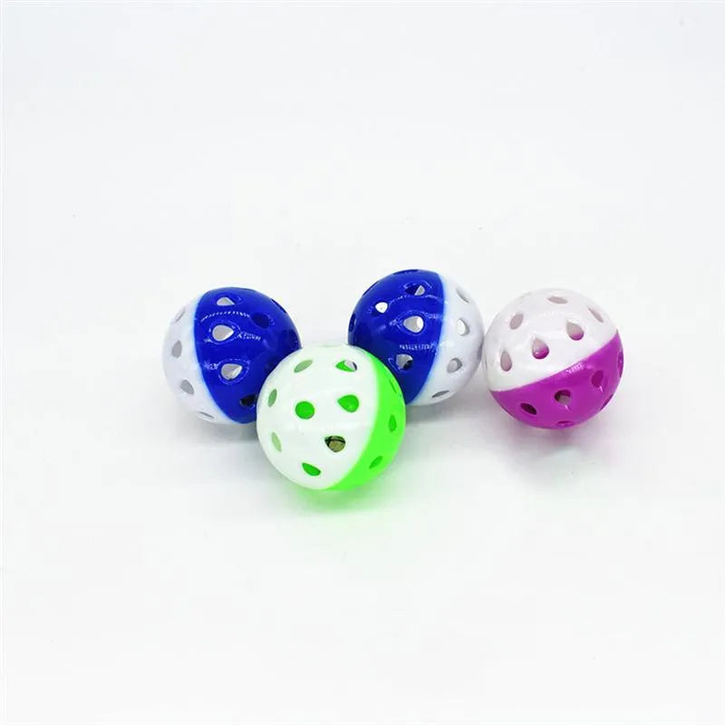 5-piece parrot sliding ball training set made from metal and plastic for nibble play