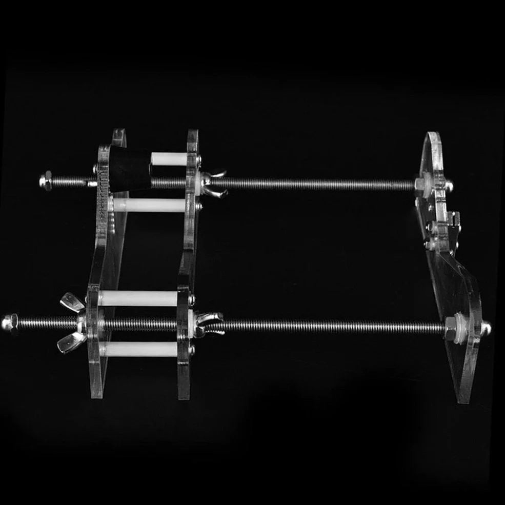 DIY glass bottle cutter tool with adjustable stand for cutting 0.5-2 inch diameter bottles to 5 inch length