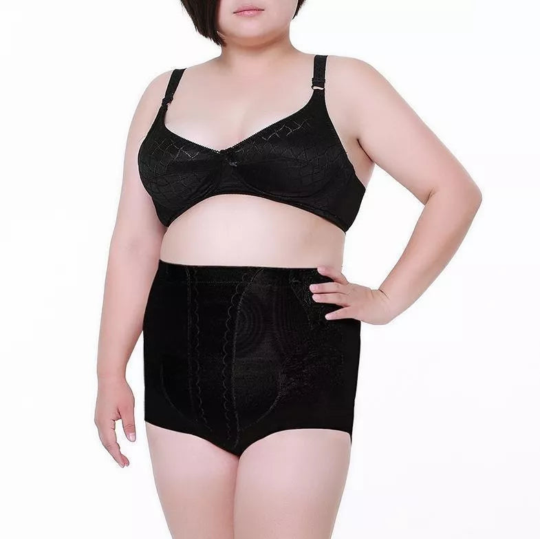 High Waist Plus Size Shaping Panty with adjustable waistline and breathable fabric