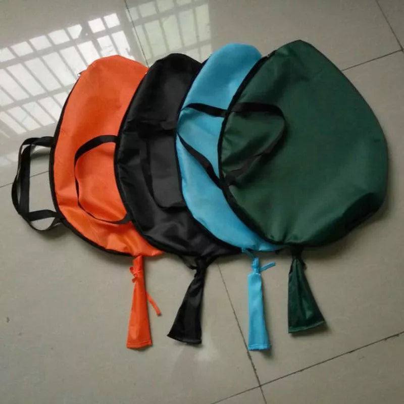 Foldable football net goal gate for soccer practice in black, orange, light blue, and red