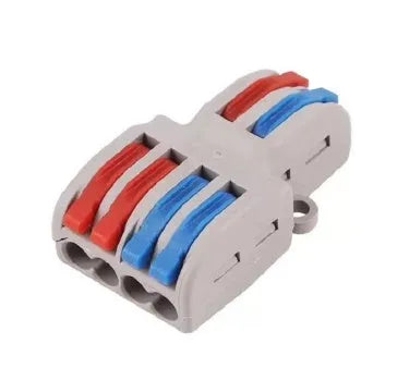 SPL quick wire connector for 0.08-4.0mm² electrical wires with fire-insulating shell.