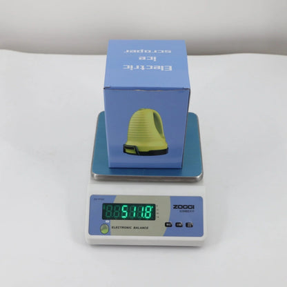 Electric snow scraper with lithium battery for quick ice removal on car windows