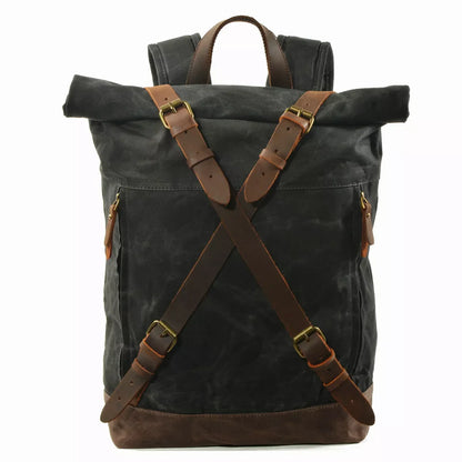 Waterproof Backpack Rucksack in black, coffee, and celadon with 20-35L capacity