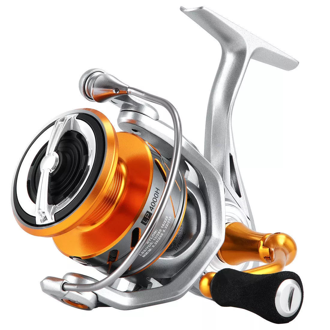 All Metal Long Cast Speed Ratio Fishing Reel with six size options for versatile fishing