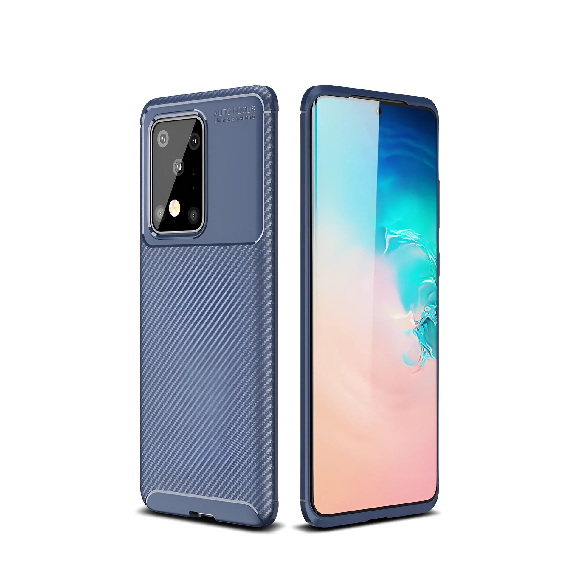 Solid colour TPU back cover phone case for Samsung smartphones in business style