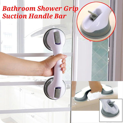 ABS Plastic Suction Cup Bathroom Handrail in various colors for enhanced safety