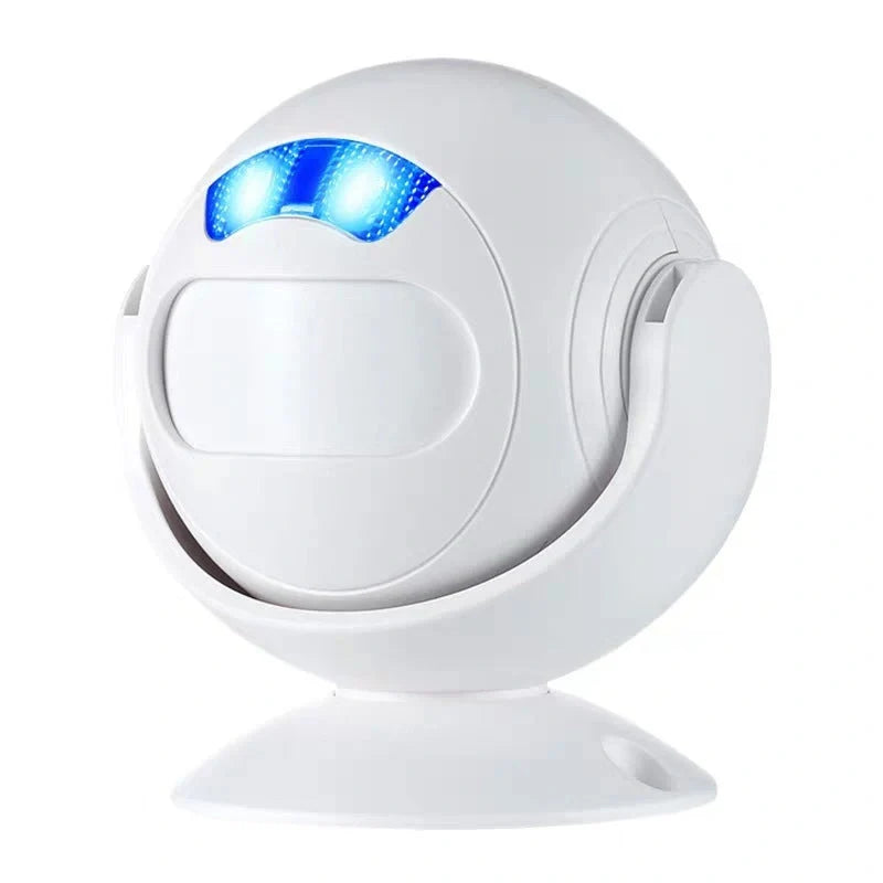 Burglar alarm ks-sf23 with multiple power options and wide detection angle