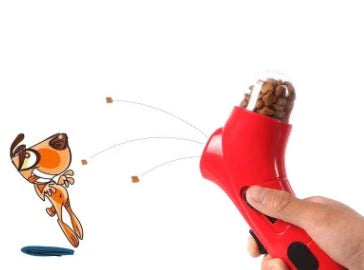 Automatic Pet Treat Launcher - Fun Interactive Dog Toy for Dispensing Treats