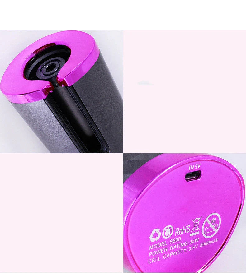 Unbound Cordless Auto Curler for salon-quality curls and waves on the go
