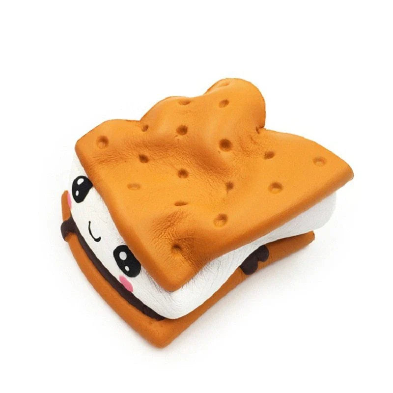 Delicious chocolate-filled biscuit toys in various colors and designs