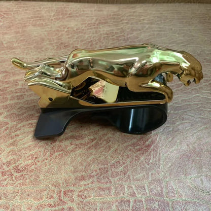 Car Leopard brand rotatable mobile phone holder in black, gold, and silver finishes