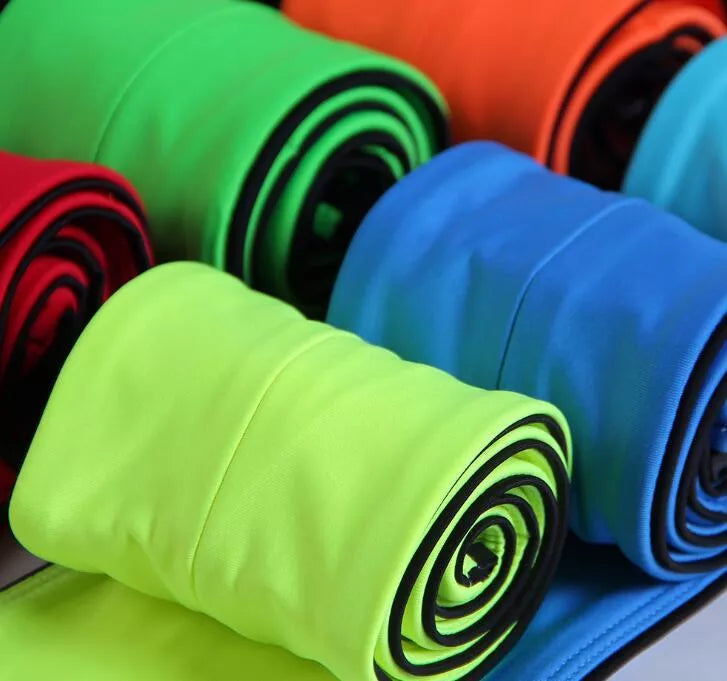 Elastic waistband sports belt bag for mobile phones in various colors