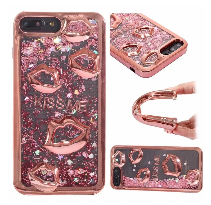 Huawei P series 3D lip TPU phone case in multiple colour options