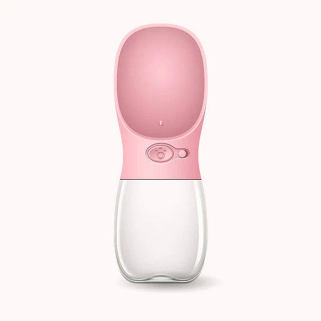 Durable and portable pet water bottle with eco-friendly materials and easy-to-use design for outdoor adventures with your furry friend