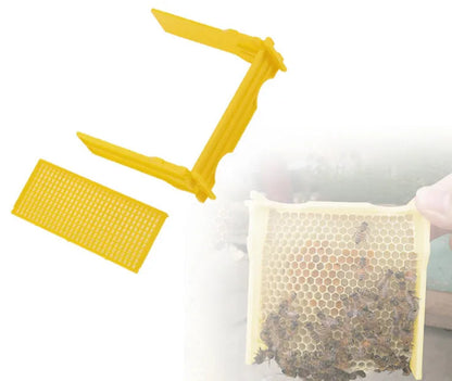 Three white EPS foam mini delivery boxes for bee breeding and transport operations