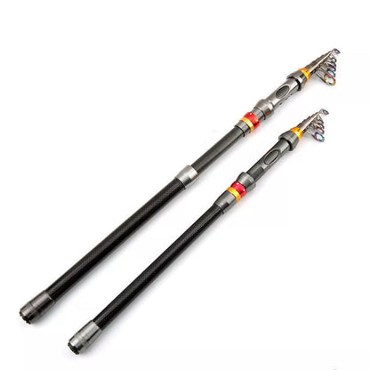 Carbon fiber mini sea fishing rod in photo color, lengths 1.8m to 3.6m