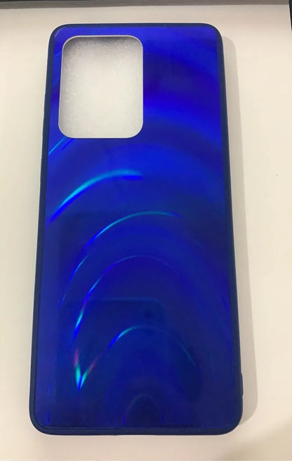 Marble-pattern shockproof silicone phone case for Samsung Galaxy models shown in multiple colours.