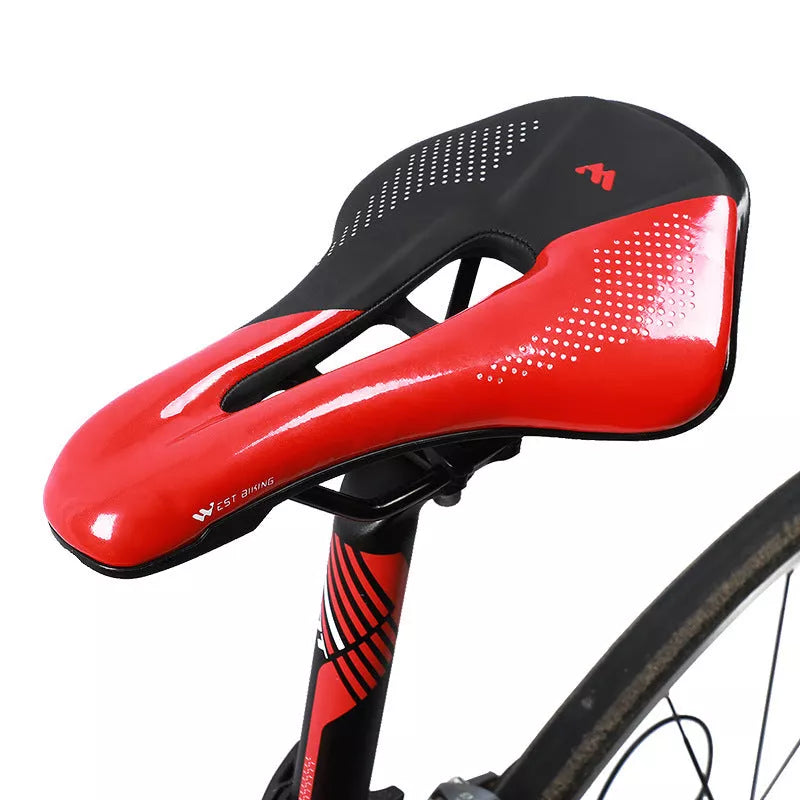 Lightweight hollow design bicycle seat for mountain and road bikes
