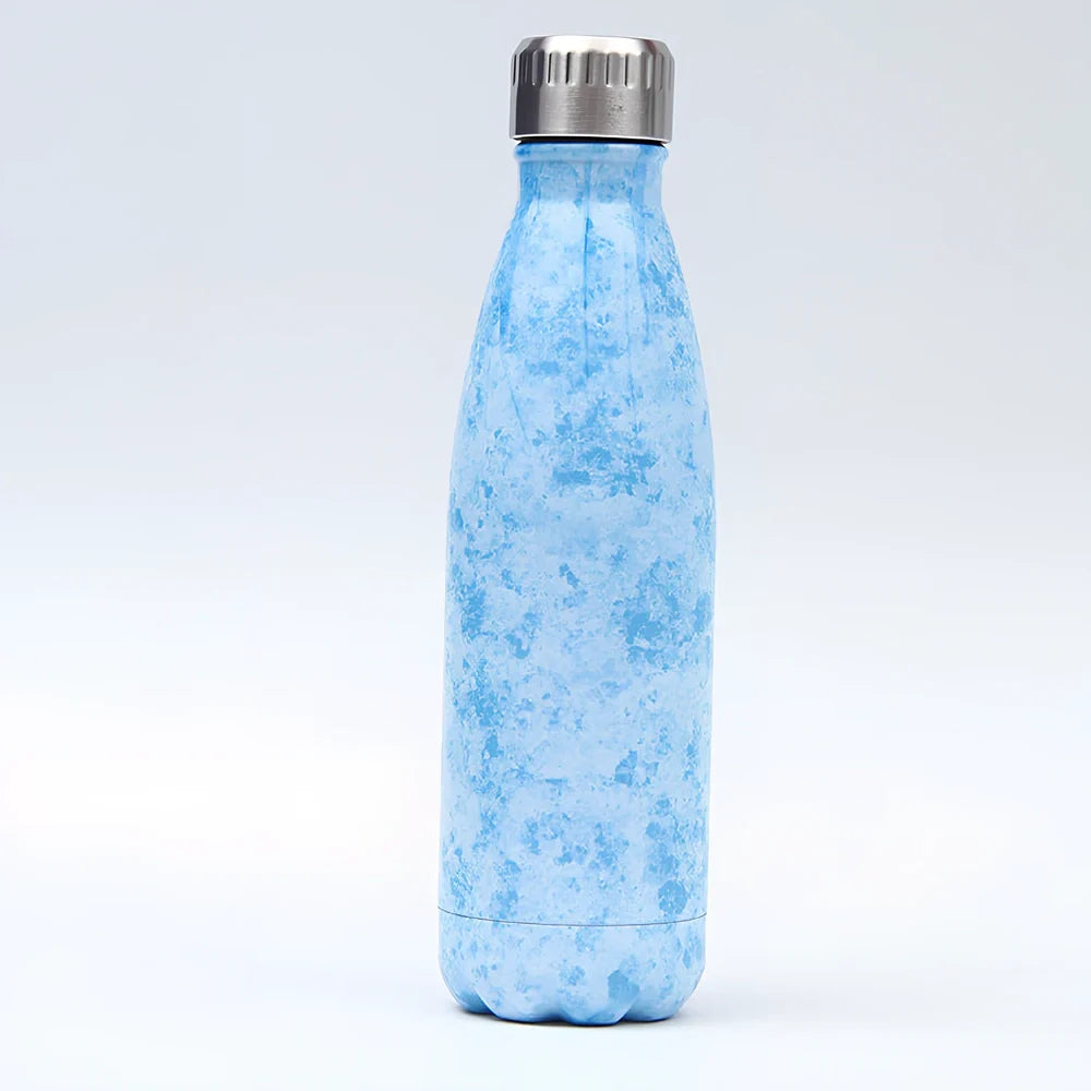 500ml stainless steel sports bottle in various colours with vacuum insulation and secure lid for gym use