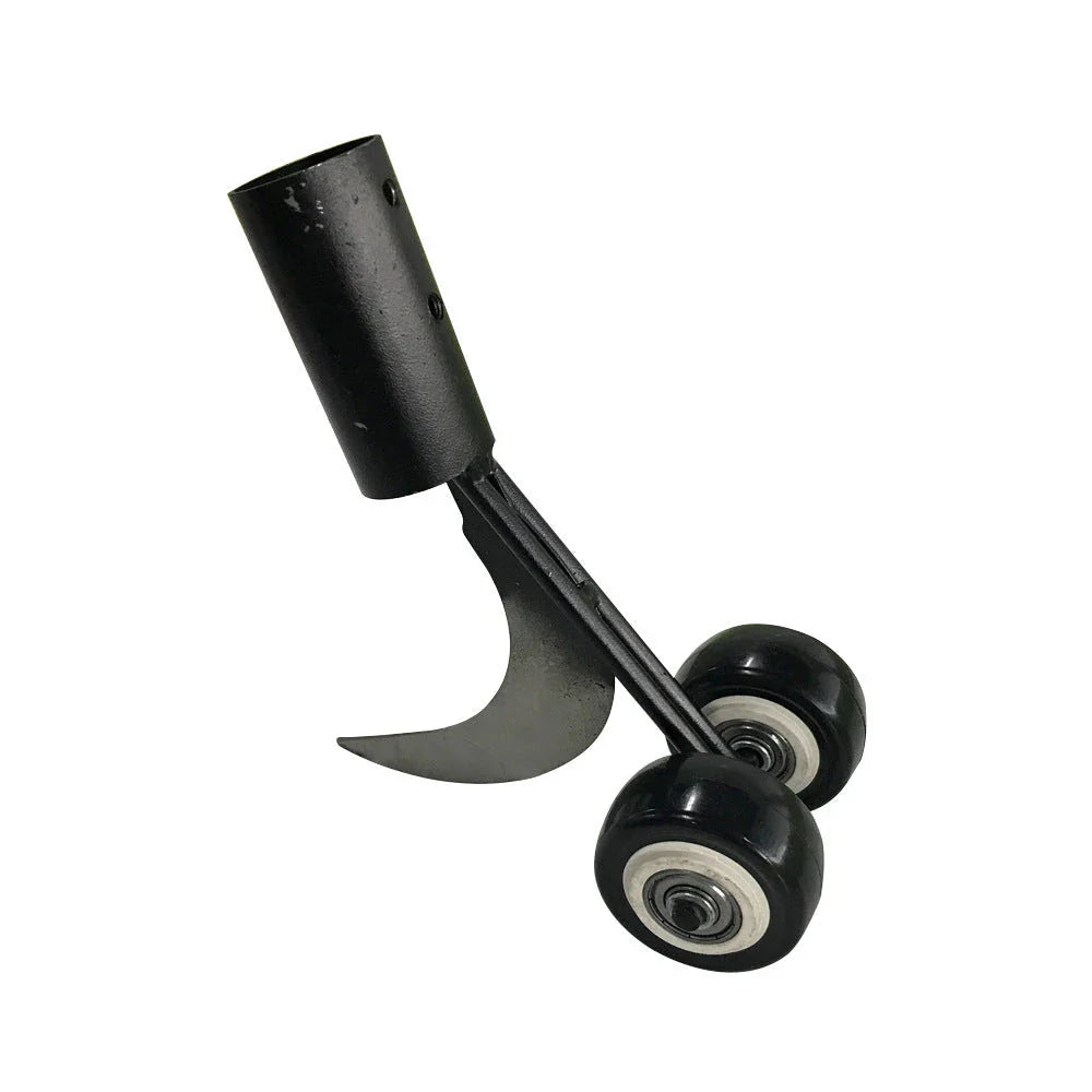 Versatile gardening tool with long prongs for easy weed removal and soil aeration in yards and lawns