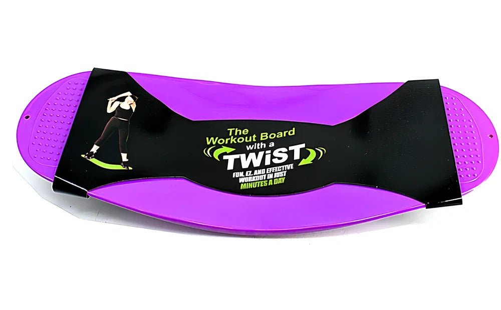 Simply Fit Board ABS balance board showing rotating mechanism and 60x24cm platform