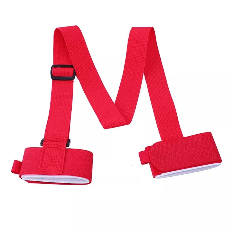 Adjustable Skiing Pole Shoulder Hand Carrier with black nylon strap