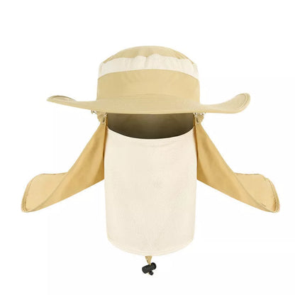 Fisherman's hat with full sun, water, and UV protection in various colors