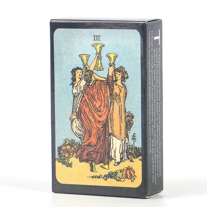 Borderless Waite Tarot Cards set with 78 cards and electronic manual
