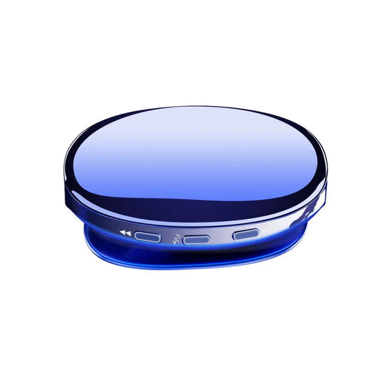 Bluetooth MP4 music player in blue, black, or rose gold with OLED screen and 3.5mm headphone jack