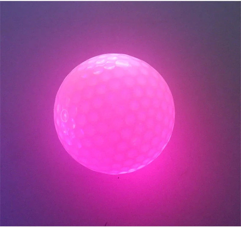 Bright LED Flashing Golf Ball for nighttime play, available in multiple colors.