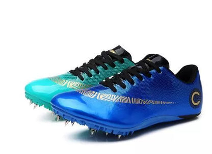 Unisex competition shoes with microfiber upper and TPU outsole for running and foot basket sports