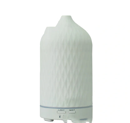 Ceramic aroma diffuser humidifier with 160ml water tank capacity in multiple colour options