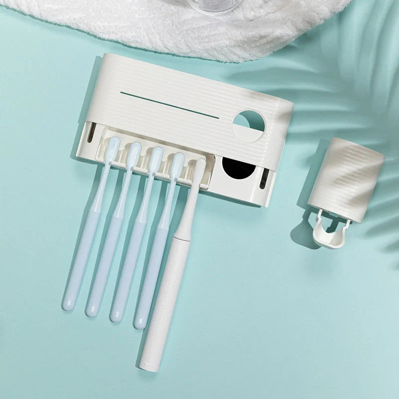 UV Toothbrush Sterilizer eliminating 99.9% of germs with medical-grade UVC light