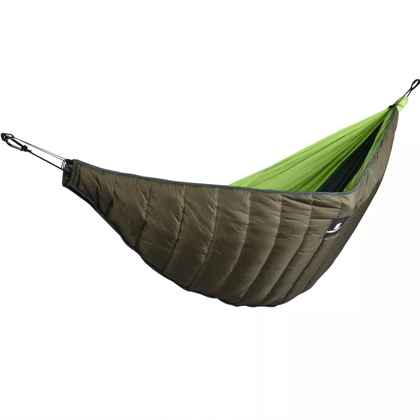 Lightweight full-length hammock with 200g hollow cotton filling for winter outdoor use