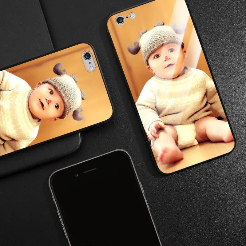 iPhone case with raised bumper edge protecting camera and screen, precision cut-outs for ports