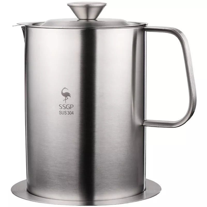 304 stainless steel oil filter pot with brushed polishing finish