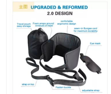 Neck Hammock Neck Stretcher in black grey for pain relief and mobility improvement