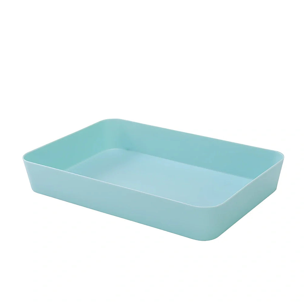 Plastic drawer organiser for underwear storage in multiple sizes and colours