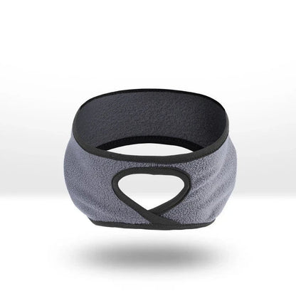 Premium sports headband with 4-way stretch fabric, soft fleece lining, and full ear coverage for comfortable workouts and outdoor activities