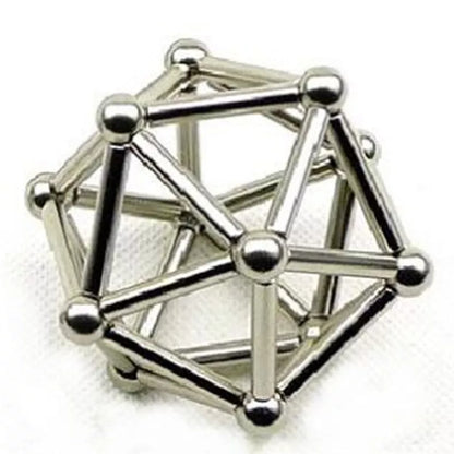 Buck Ball Magnetic Stick Toy with rods and steel balls for creative play