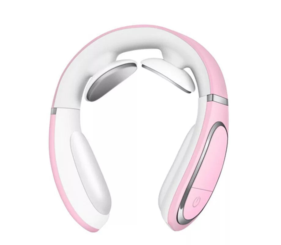 Electric Smart Shoulder Massager in white, pink, or red with remote control