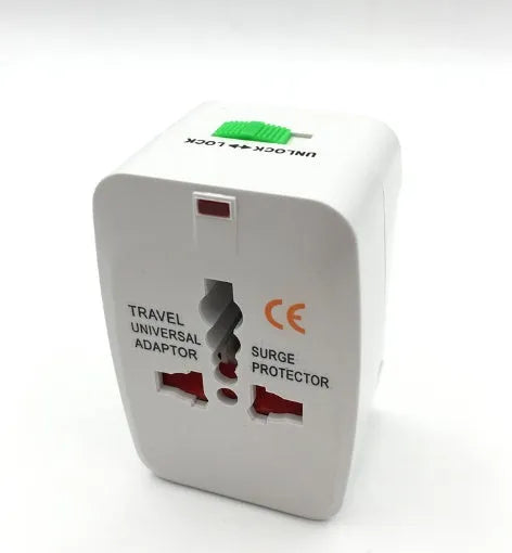 Multi-function conversion plug for global travel with UK, US, EU, AU socket compatibility