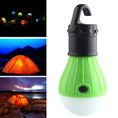 Portable hanging hook camping light with 3 LED modes measuring 11cm long