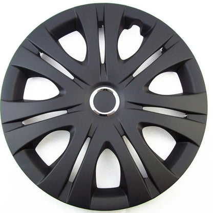 Universal ABS plastic wheel hub cover in silver colour for car wheel decoration.