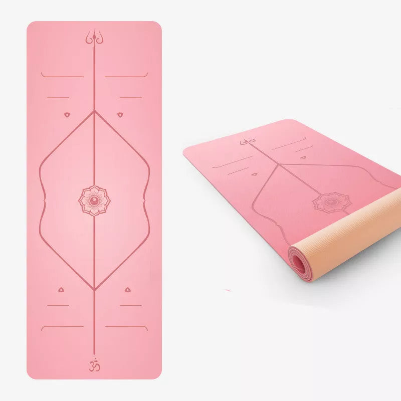 Pido TPE yoga mat in selected color, perfect for beginners with non-slip surface
