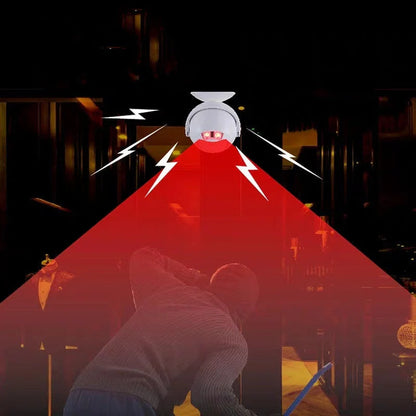 Burglar alarm ks-sf23 with multiple power options and wide detection angle